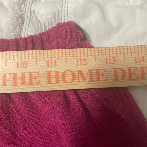 Patchwork up-cycled knit elastic waist full leg pants. All fabrics very soft. - Picture 6 of 16